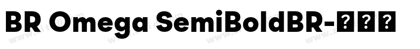BR Omega SemiBoldBR字体转换